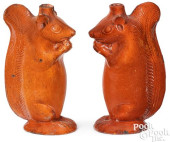 PAIR OF NORTH CAROLINA REDWARE