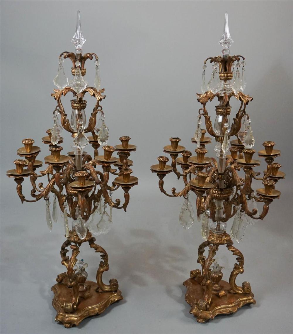 PAIR OF NORTH ITALIAN GILTWOOD