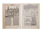 PAIR OF NUREMBERG CHRONICLE WO