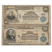 PAIR OF NY NATIONALS 1902 PB $