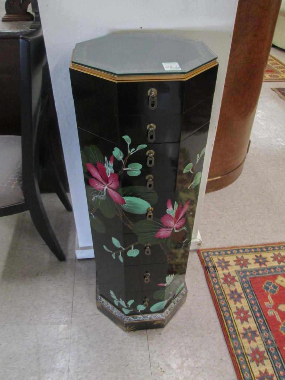 PAIR OF OCTAGONAL PEDESTAL