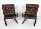 PAIR OF ODDVIN RYKKEN LEATHER
