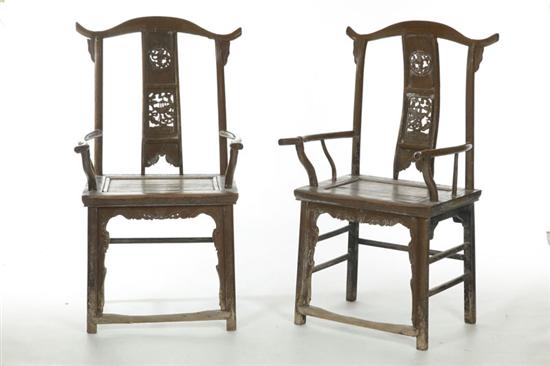 PAIR OF OFFICIAL'S CHAIRS. 