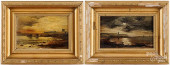 PAIR OF OIL ON ARTIST BOARD LA