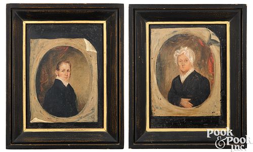 PAIR OF OIL ON BOARD
