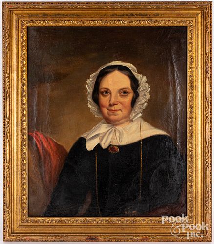 PAIR OF OIL ON CANVAS PORTRAITSPair