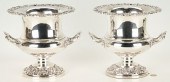 PAIR OF OLD SHEFFIELD PLATE WI