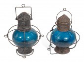 PAIR OF ONION LANTERNS 19TH CE