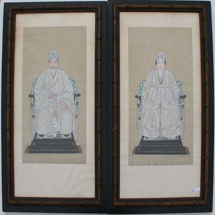 PAIR OF ORIENTAL ANCESTRAL