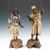 PAIR OF ORIENTALIST SCULPTURES