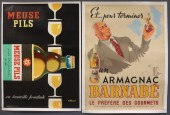 PAIR OF ORIGINAL LITHOGRAPH BE