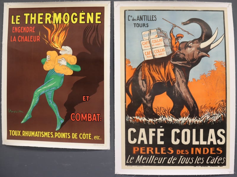 PAIR OF ORIGINAL LITHOGRAPH