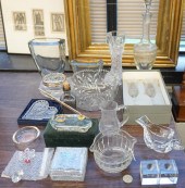 PAIR OF ORREFORS CRYSTAL CHAMP