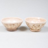 PAIR OF OTAGAKI RENGETSU GLAZE