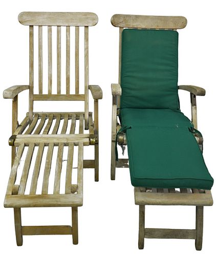 PAIR OF OUTDOOR CLASSICS TEAK