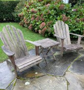PAIR OF OUTDOOR CLASSICS TEAK