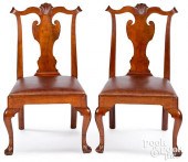 PAIR OF PA. QUEEN ANNE WALNUT