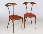PAIR OF PALLADIO ITALIAN GILT