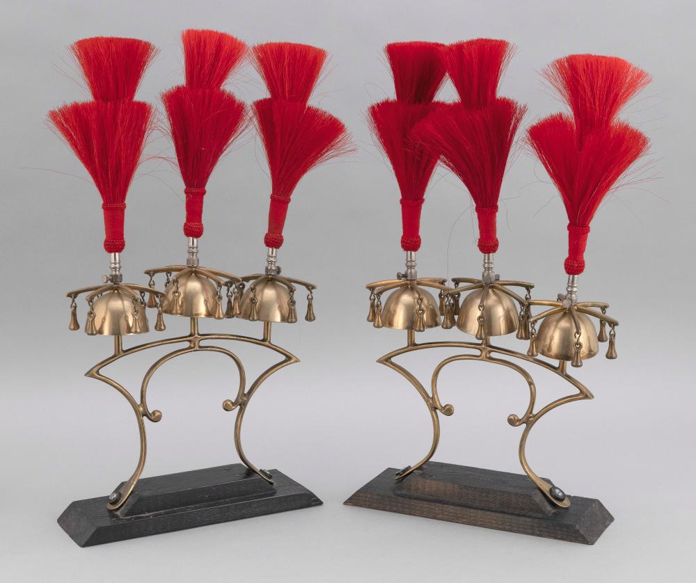 PAIR OF PARADE HORSE HEADDRESSES
