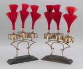 PAIR OF PARADE HORSE HEADDRESS