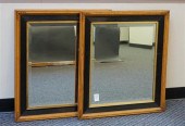 PAIR OF PARCEL GILT EBONIZED M