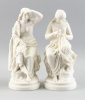 PAIR OF PARIAN BISQUE FIGURES