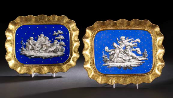 Pair of Paris Porcelain Beau