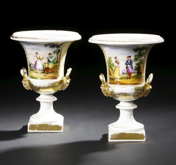 Pair of Paris Porcelain