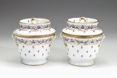 Pair of Paris porcelain fruit