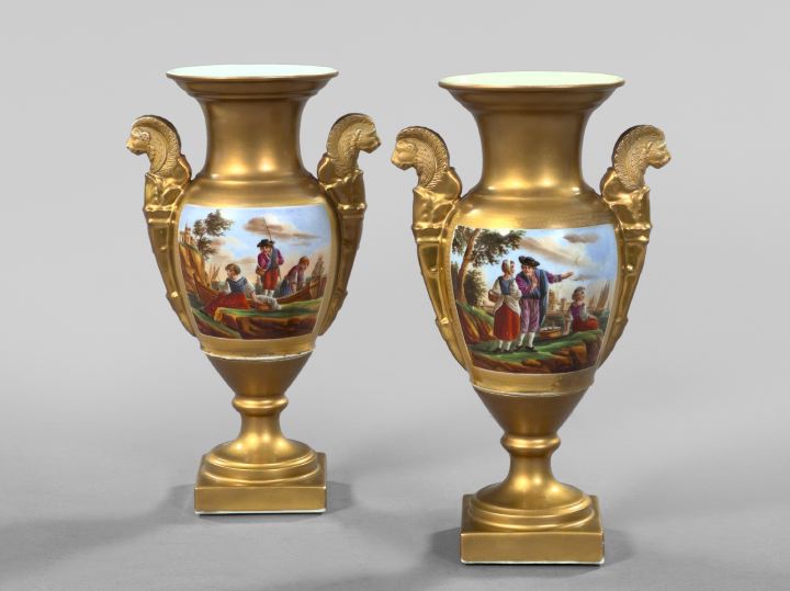 Pair of Paris Porcelain