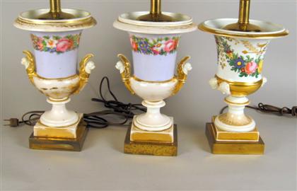 Pair of Paris porcelain vases   