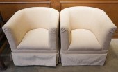 PAIR OF PASHA AERIN BARREL SWI
