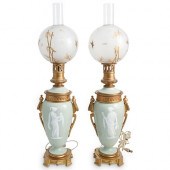 PAIR OF PATE SUR PATE BRONZE M