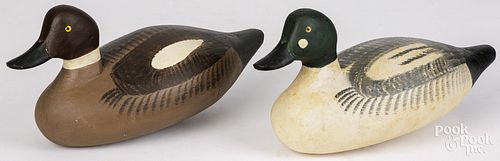 PAIR OF PAUL GIBSON CARVED AND