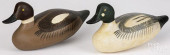 PAIR OF PAUL GIBSON CARVED AND