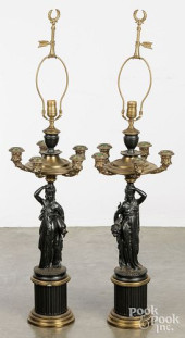 PAIR OF PAUL HANSON TABLE LAMP