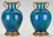 PAIR OF PAUL MILET BRONZE MOUN
