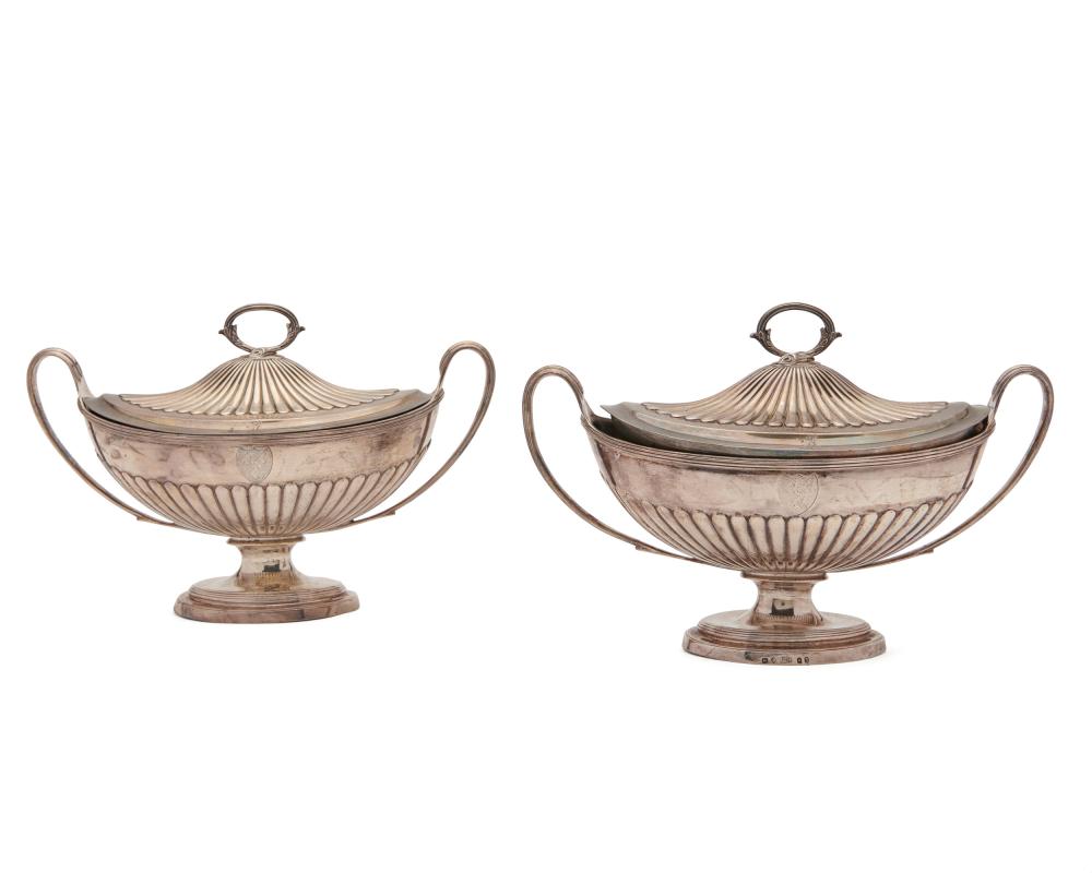 PAIR OF PAUL STORR SILVER TWO