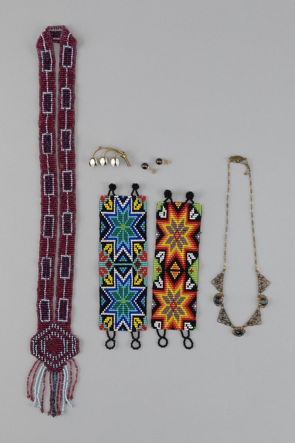 PAIR OF PEARL EARRINGS AND ASSORTED