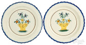 PAIR OF PEARLWARE CHARGERS<br>