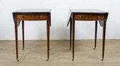 PAIR OF PEMBROKE DROP LEAF SID