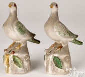 PAIR OF PENNSYLVANIA CHALKWARE