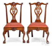 PAIR OF PENNSYLVANIA CHIPPENDA