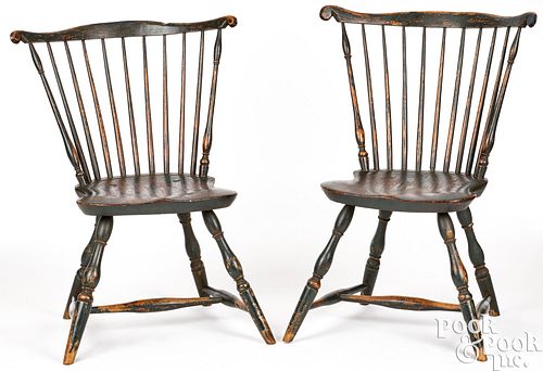 PAIR OF PENNSYLVANIA FANBACK