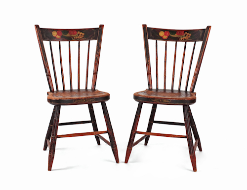 Pair of Pennsylvania painted