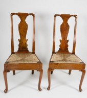PAIR OF PENNSYLVANIA WALNUT QU