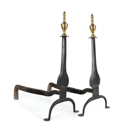 Pair of Pennsylvania wrought iron