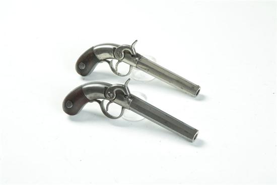 PAIR OF PERCUSSION PISTOLS. 