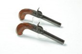 PAIR OF PERCUSSION PISTOLS.  E