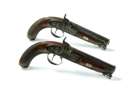 PAIR OF PERCUSSION PISTOLS. 